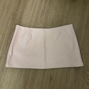 Miaou Vegan Leather Mini Skirt